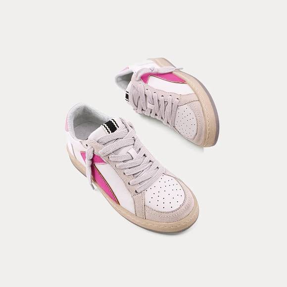 NEW SHU SHOP kid's salma sneakers in fuchsia - Picture 7 of 7